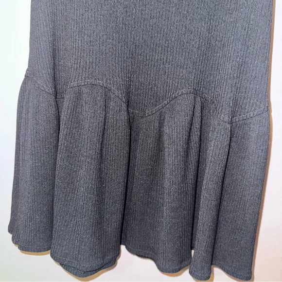 Rebecca Taylor Black One Shoulder Ruffle Jersey Dress Size XS NWOT! - Picture 9 of 10